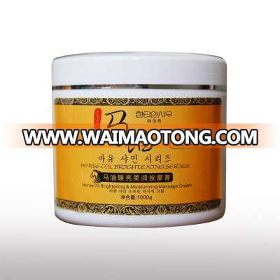 horse oil brightening facial body massage cream for woman and men